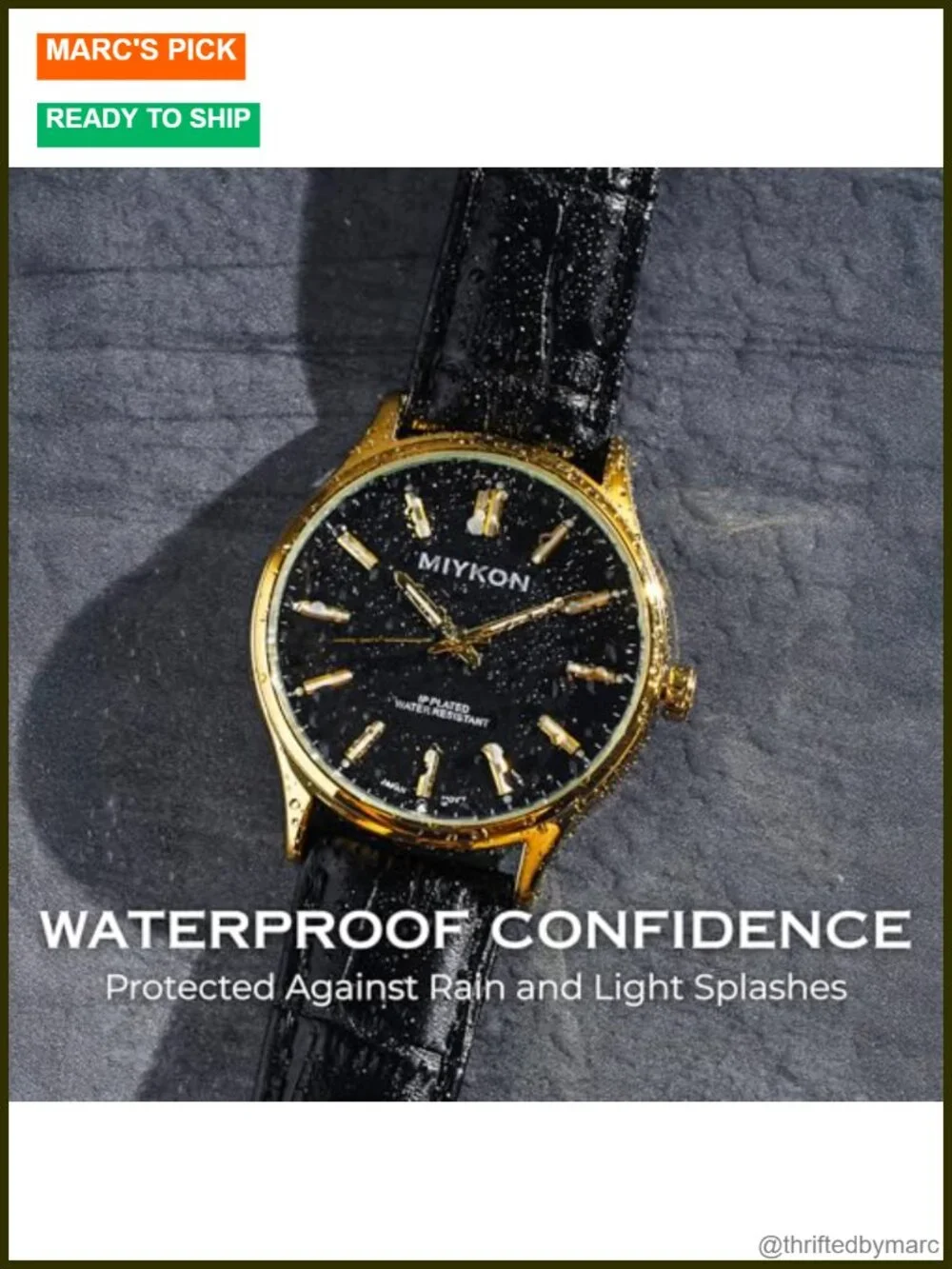 Classic Ultra-Thin Minimalist Analog Watch with Genuine Leather Strap